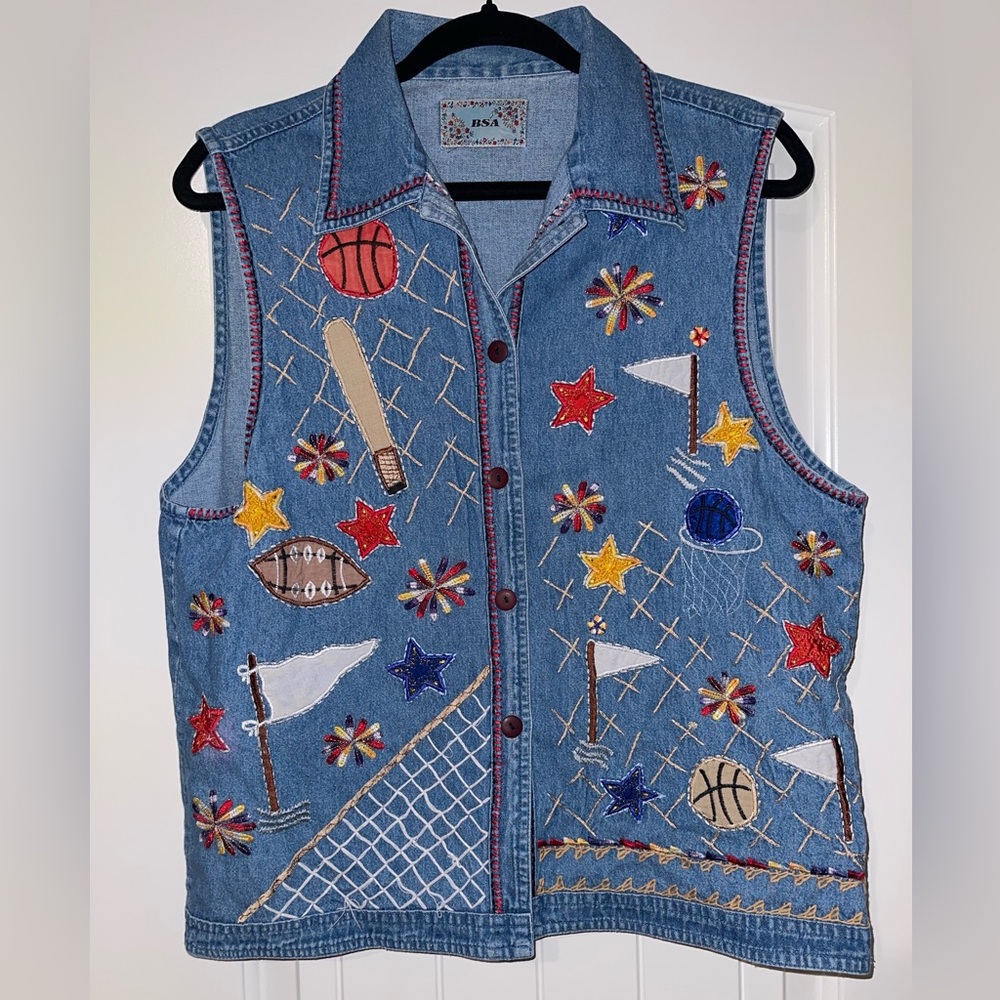 Vintage BSA Denim Sports Vest